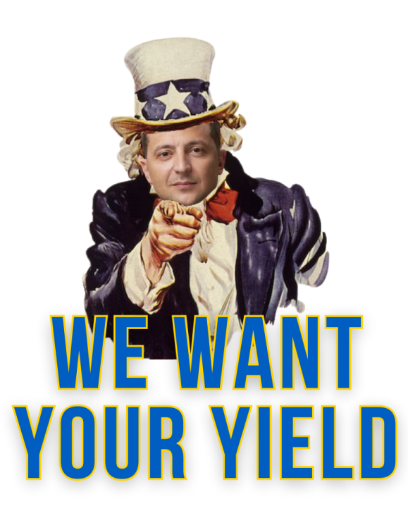 We want your yield
